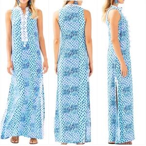 Lilly Pulitzer Jane Resort Maxi Dress Toe In 8